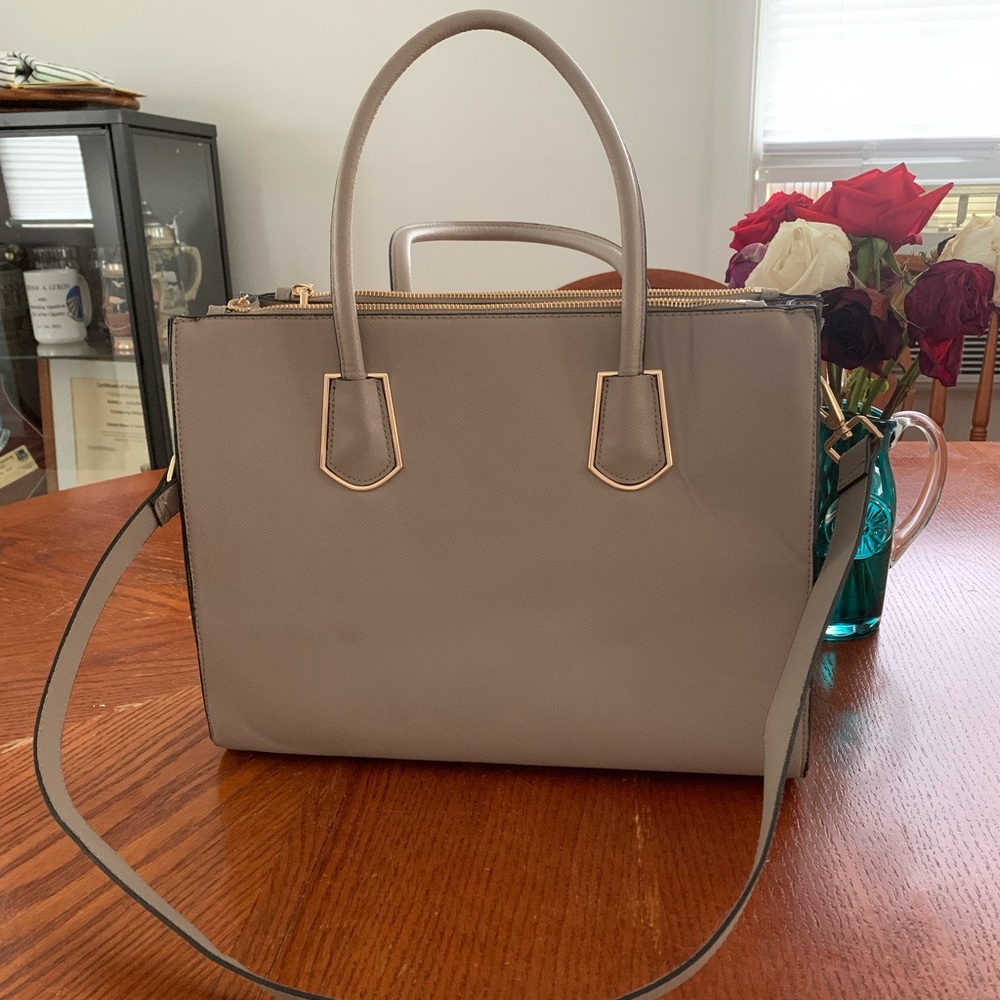H&M Taupe Satchel Bag